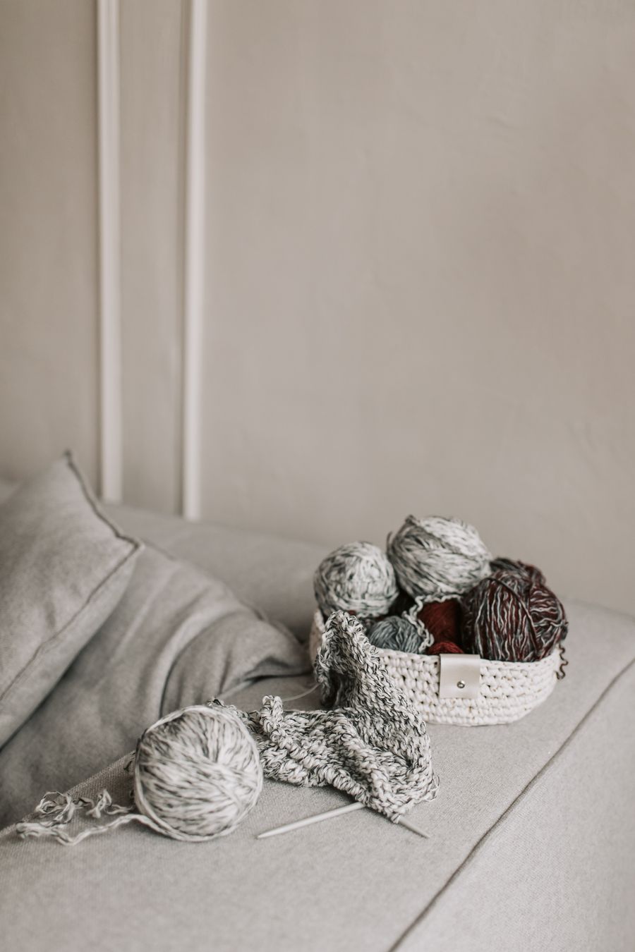 Acrylic-Cotton CD Thick-Thin Yarn